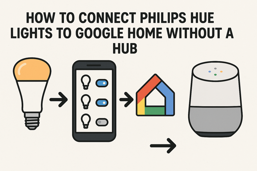 How to Connect Philips Hue Lights to Google Home Without a Hub