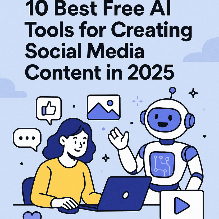 10 Best Free AI Tools for Creating Social Media Content in 2025